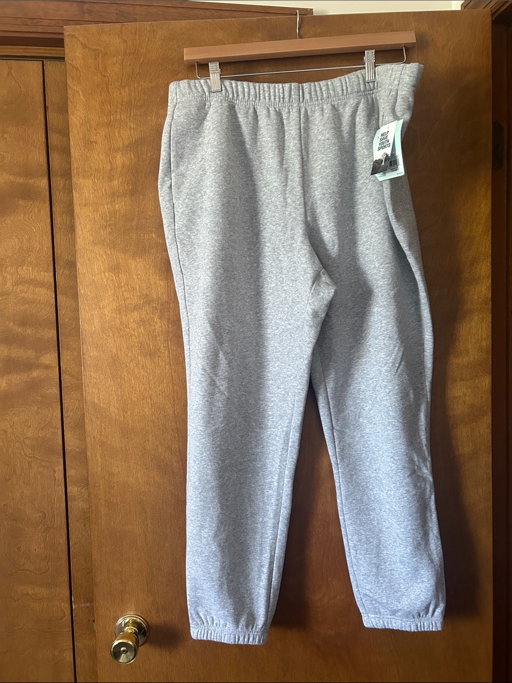 DSG Heather Grey Fleece Cinched Hem Pant